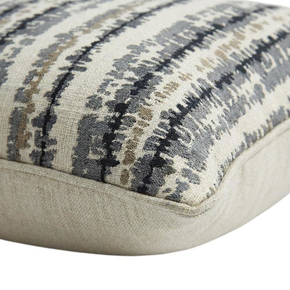 Explorer Antigua 21" Square Pillow, Set of 2 - Coal Gray