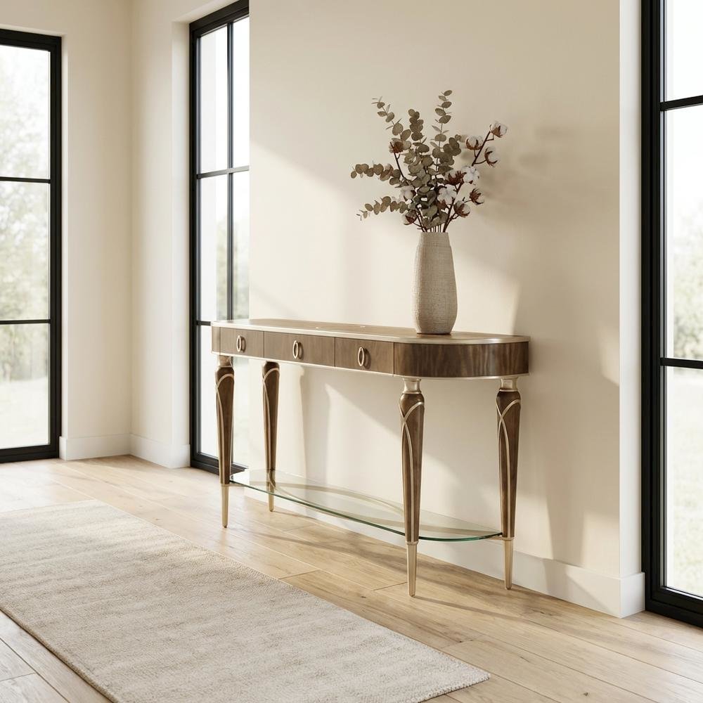 Villa Cherie Console Table - Hazelnut