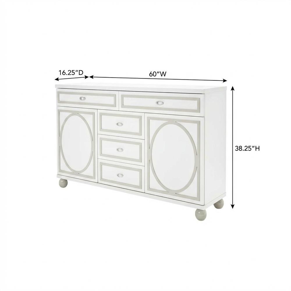 Sky Tower Dresser - Cloud White
