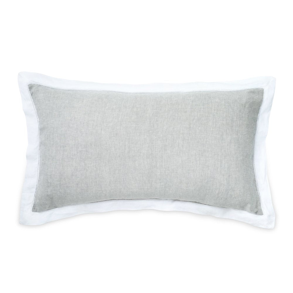 Atina 7-Piece King Linen Duvet Set - Gray