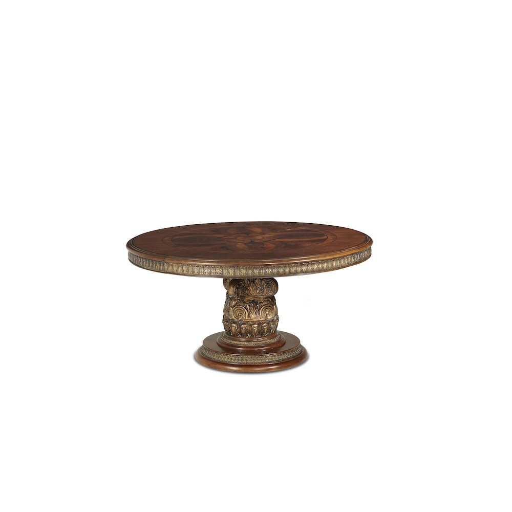 Villa Valencia Round Dining Table - Classic Chestnut