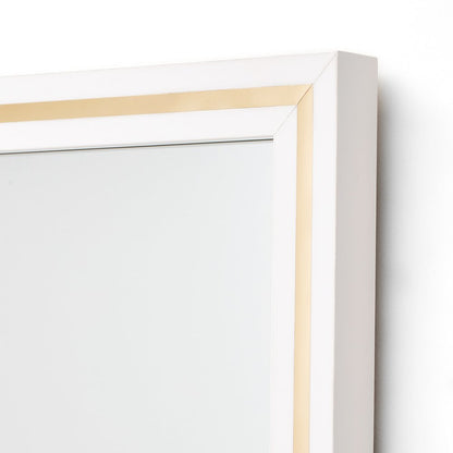 Palm Gate Wall Mirror - Cloud White