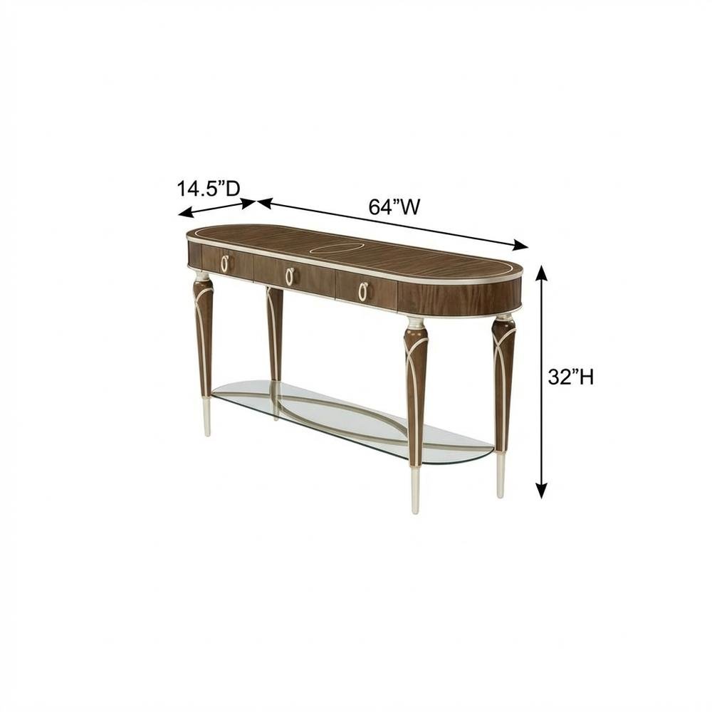 Villa Cherie Console Table - Hazelnut