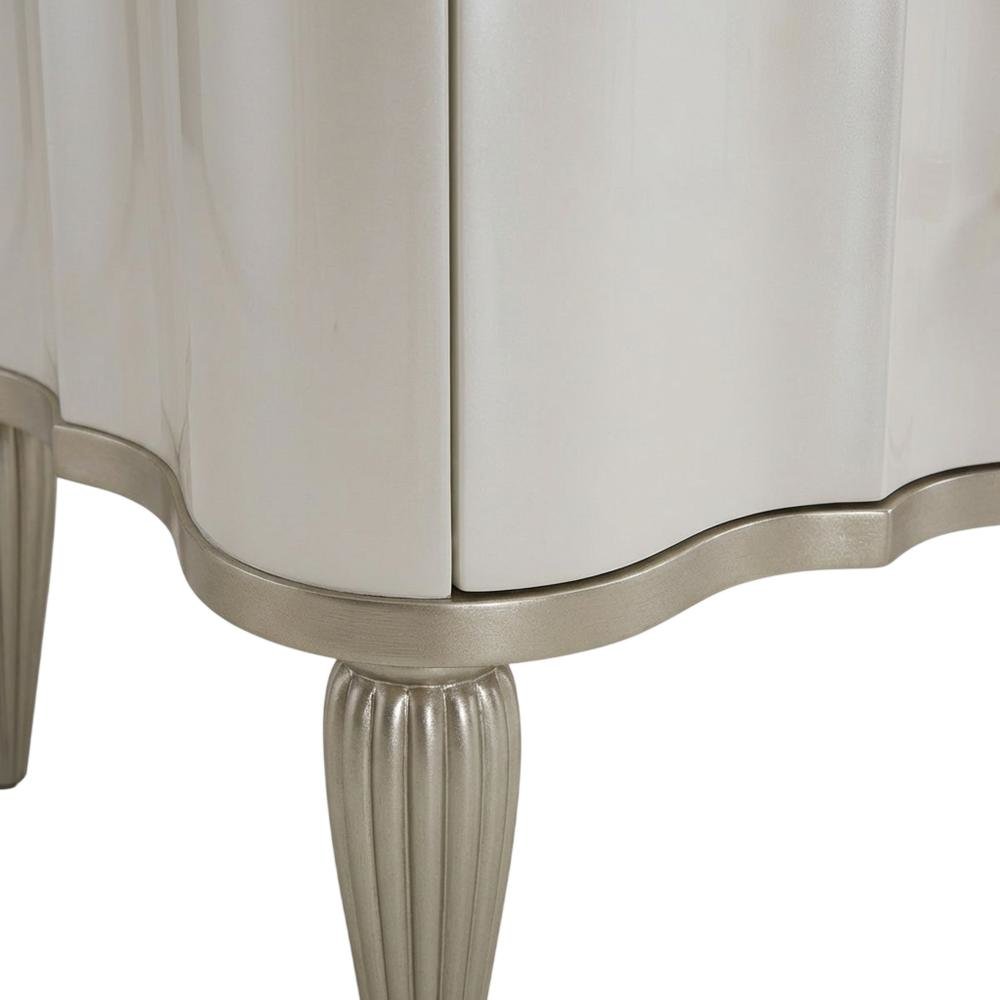 London Place Nightstand - Creamy Pearl