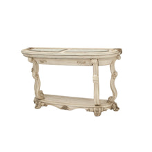 French Country Furniture – Beige Console Table for Entryway or Wall Use