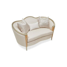 Villa Cherie Loveseat - Pearl/Caramel