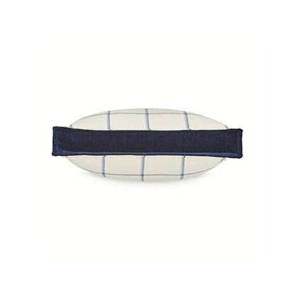 Newport 16" Box Throw Pillow, Set of 2 - Alta Blue/White