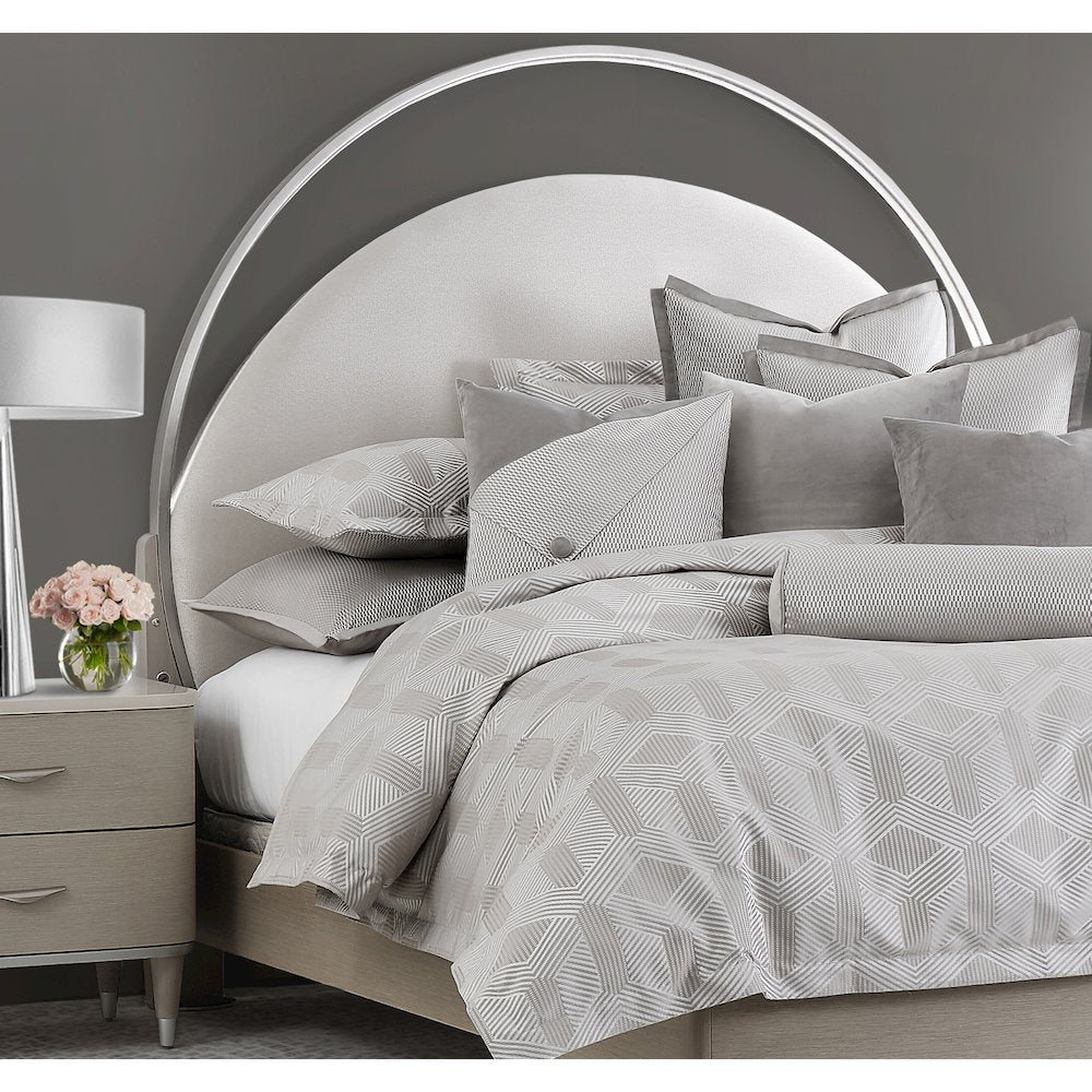 Nouveau 10-Piece King Duvet Set - Dove