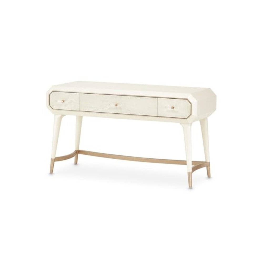 La Rachelle Vanity with Mirror - Champagne