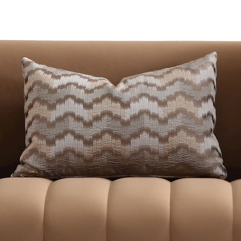 Ariana Velvet Sofa - Caramel/Gold
