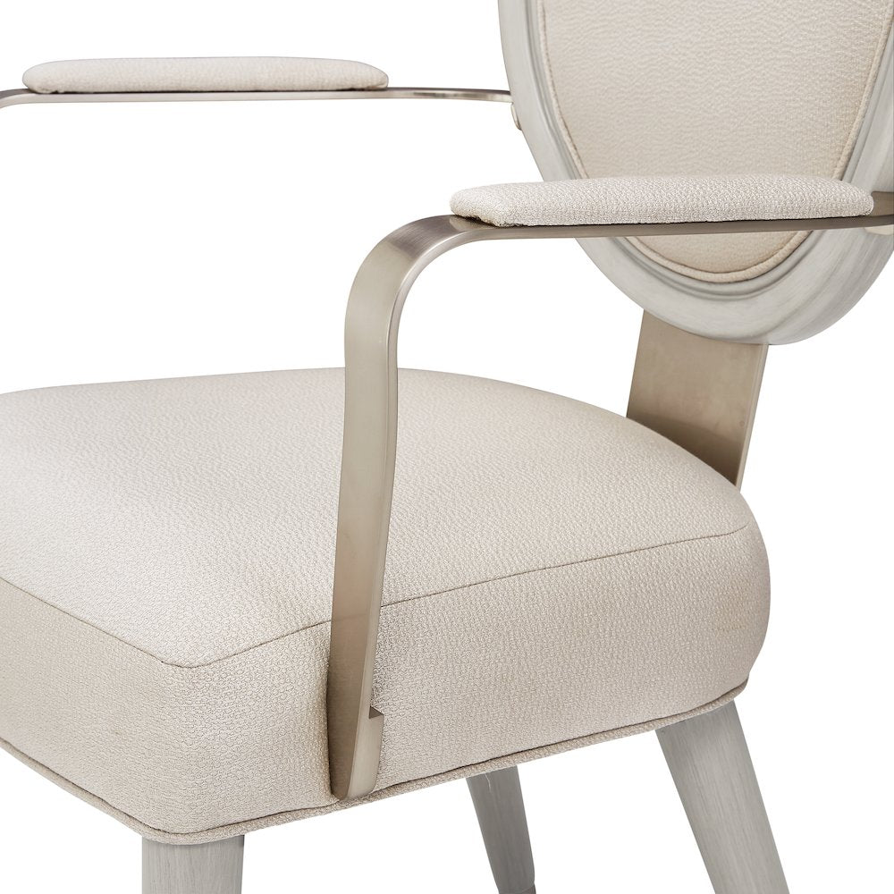 Eclipse Dining Arm Chair - Moonlight Gray Set of 2