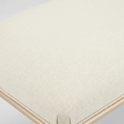 La Rachelle Bed Bench - Icicle/Champagne