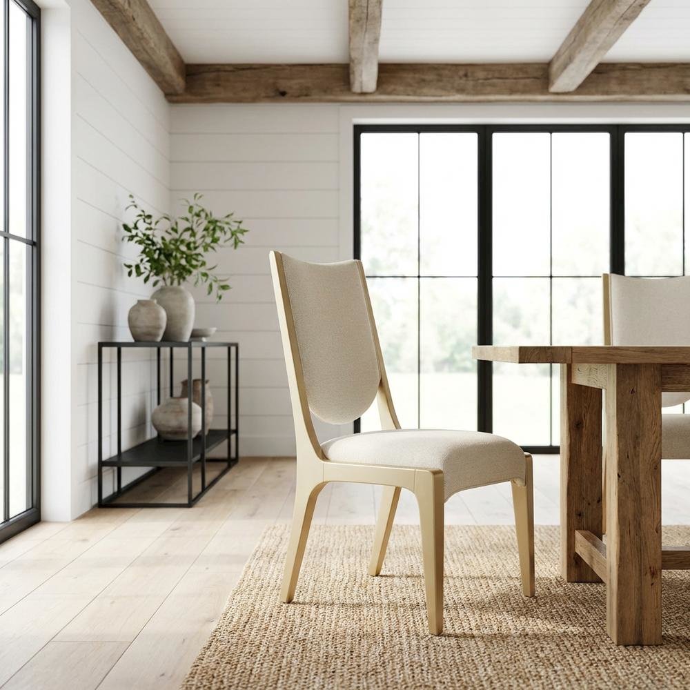 Scotts Square Dining Side Chair, Set of 2 - Light Champagne