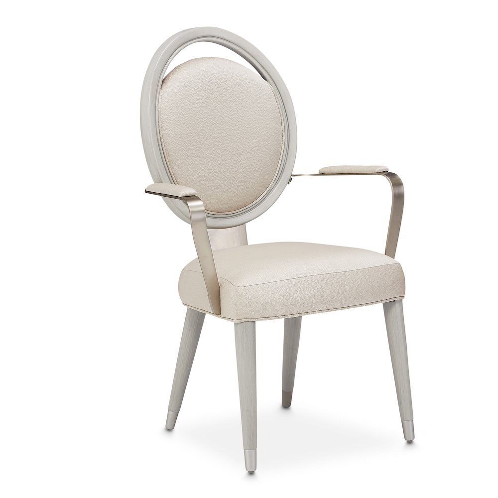 Eclipse Dining Arm Chair - Moonlight Gray Set of 2
