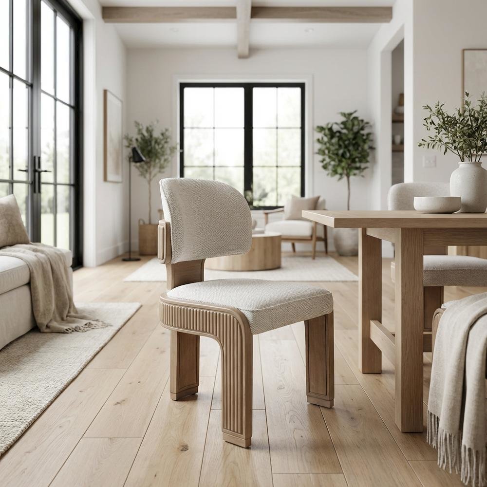 West Kensington Dining Side Chair, Set of 2 - Buff/Sea Salt Caramel