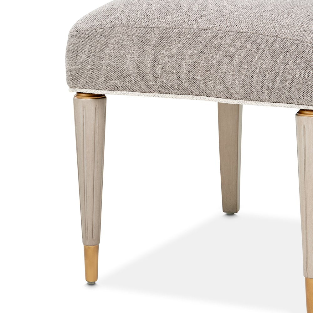 St. Charles Vanity Chair - Dove Gray