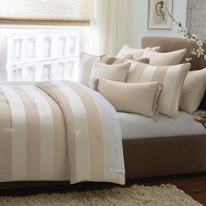 Amalfi 9-Piece Queen Comforter Set - Sand