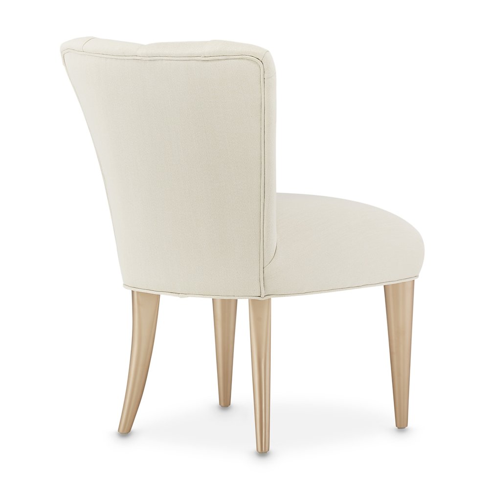 La Rachelle Vanity Chair - Icicle/Champagne