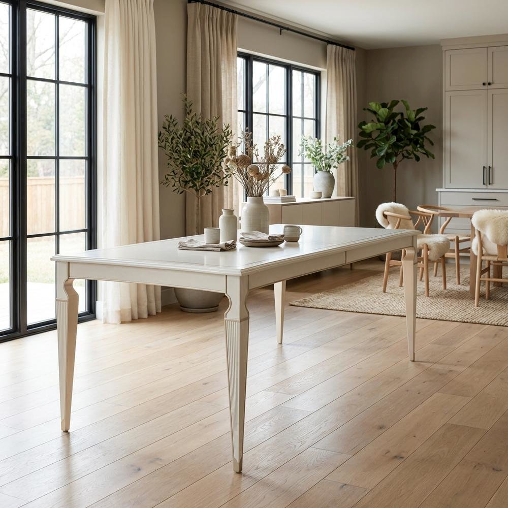 La Marisia Rectangular Dining Table - Creamy Pearl