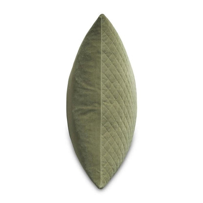 Gemma 21" Velvet Throw Pillow, Set of 2 - Tarragon Green