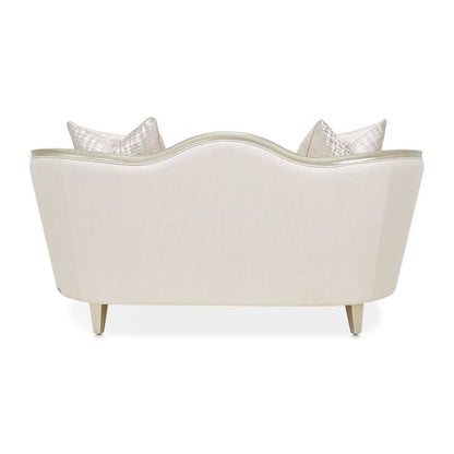 Villa Cherie Loveseat - Pearl/Caramel
