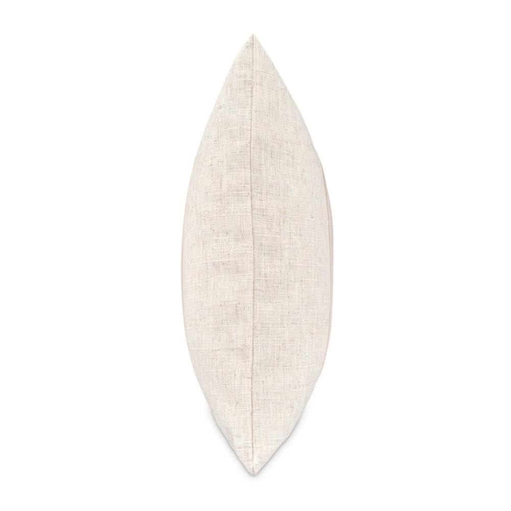 Moonbeam Baldwin 21" Square Pieced Pillow, Set of 2 - Cream