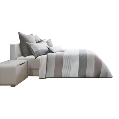 Ultra 7-Piece Queen Duvet Set - Grey