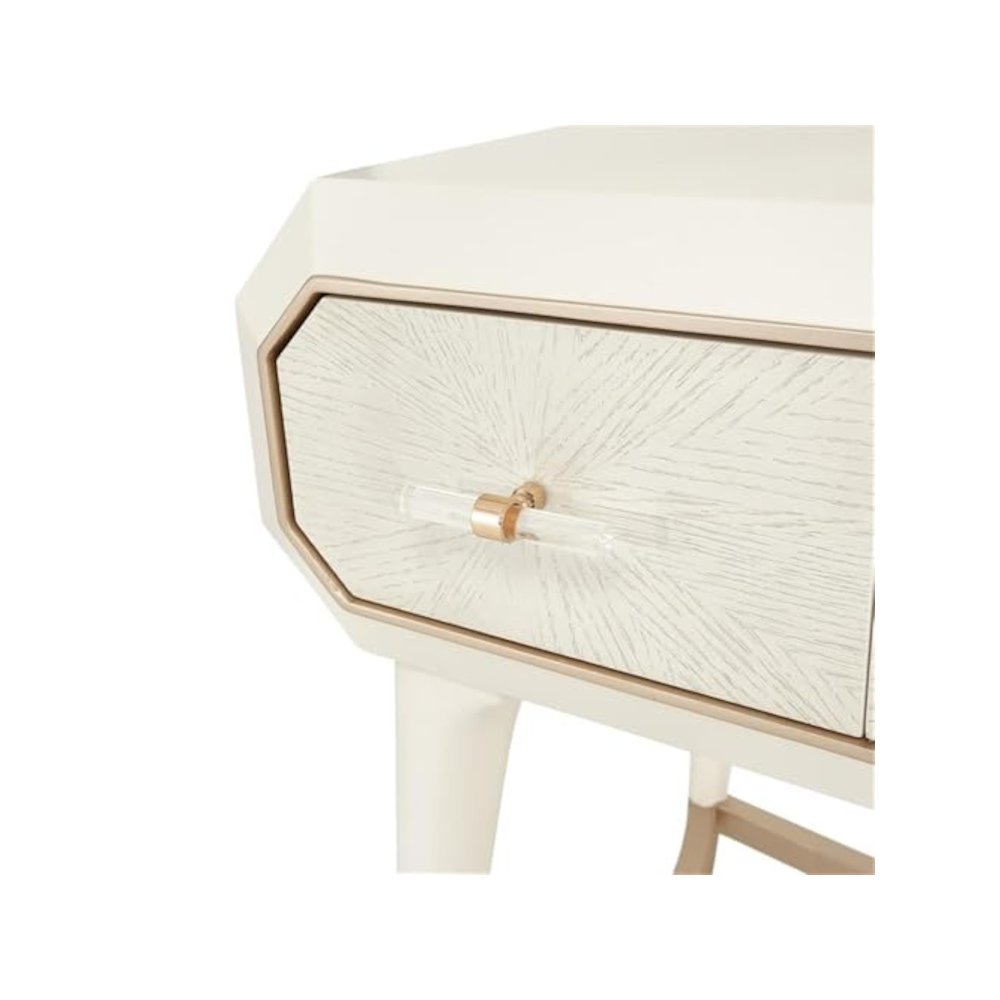 La Rachelle Vanity with Mirror - Champagne
