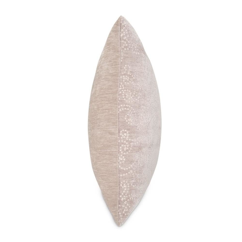 Moonbeam Darling 19" Square Chenille Pillow, Set of 2 - Natural