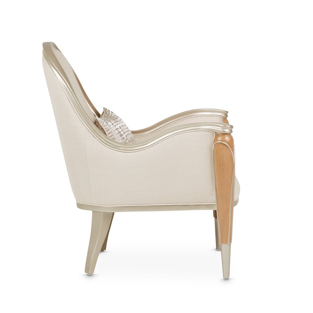 Villa Cherie Accent Chair - Pearl/Caramel