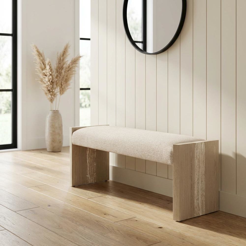 Lotus Bay Bench - Sand