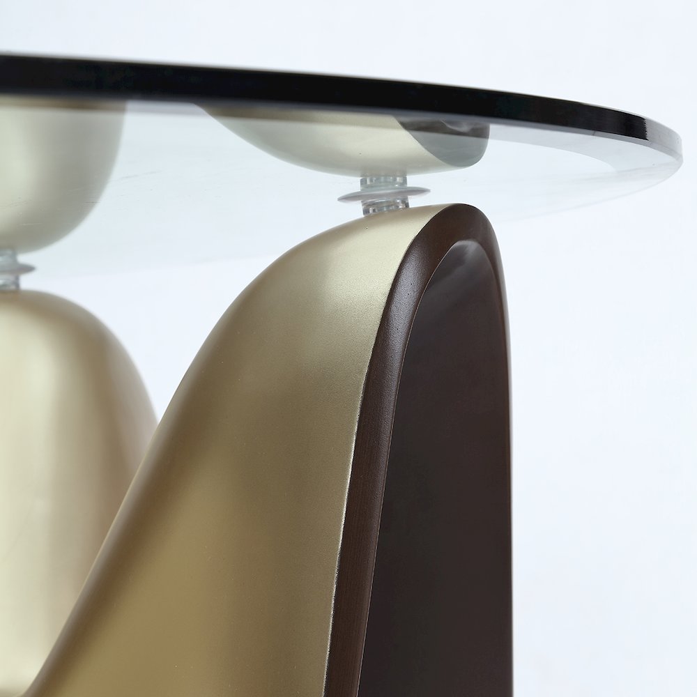 Houston Cocktail Table - Brushed Gold