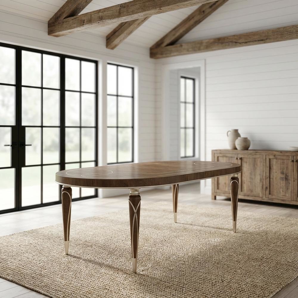 Villa Cherie Oval Dining Table - Hazelnut