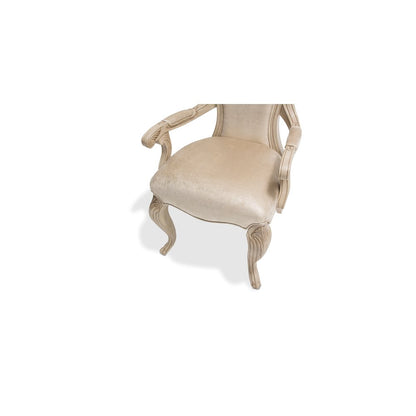 Platine de Royale Dining Arm Chair - Champagne Set of 2
