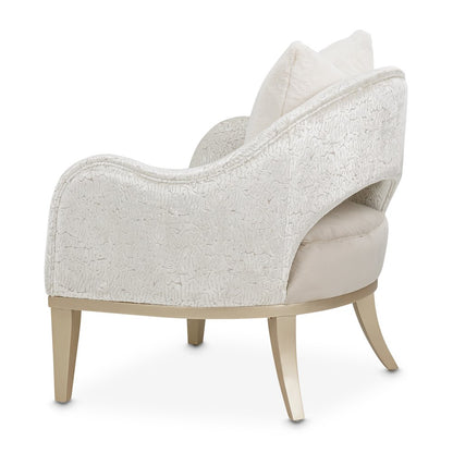 Yvette Accent Chair - Porcini/Medium Champagne
