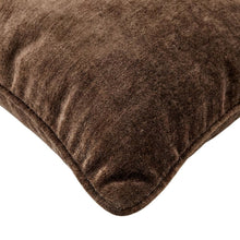 The Smith 20" Square Chenille Pillow, Set of 2 - Chocolate