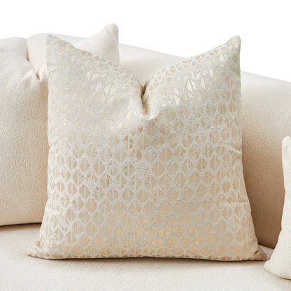 Sassani Loveseat - Crepe/Gold