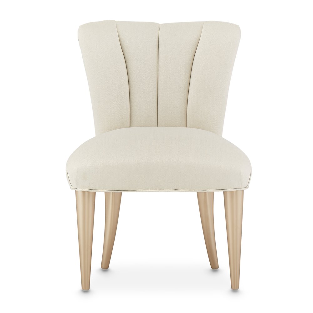 La Rachelle Vanity Chair - Icicle/Champagne