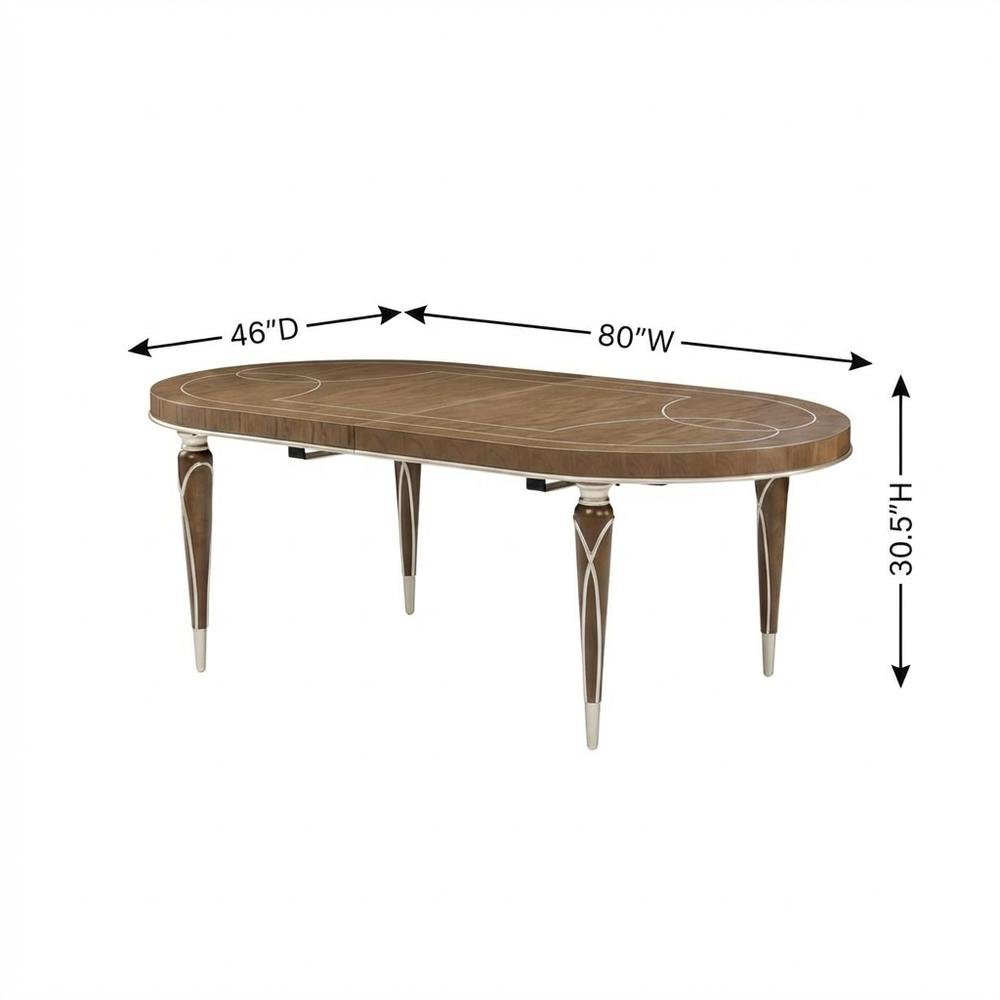 Villa Cherie Oval Dining Table - Hazelnut