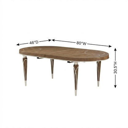 Villa Cherie Oval Dining Table - Hazelnut