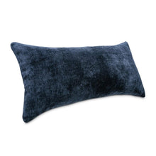 The Smith 13"x24" Oblong Chenille Pillow, Set of 2 - Midnight
