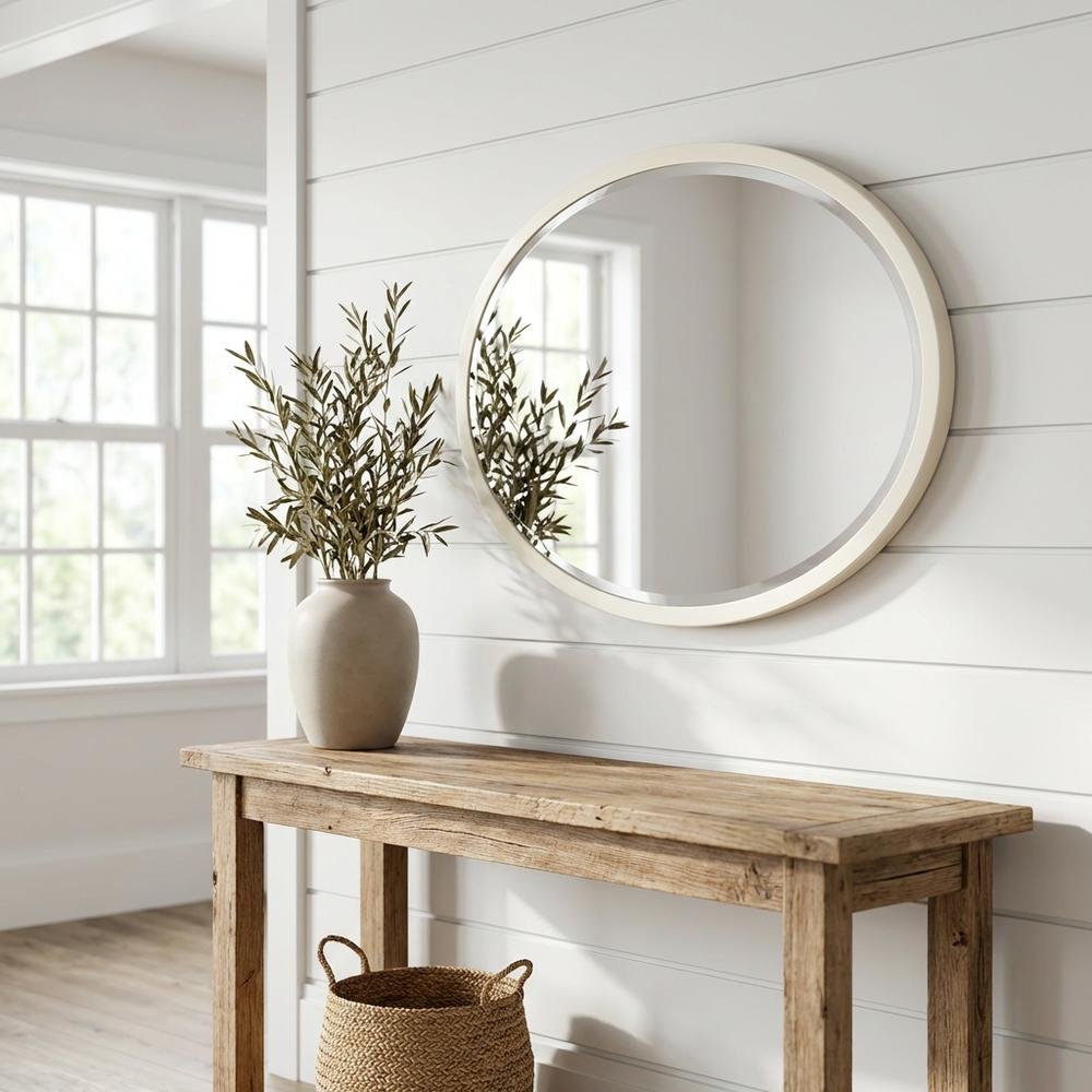 La Marisia Wall Mirror - Creamy Pearl