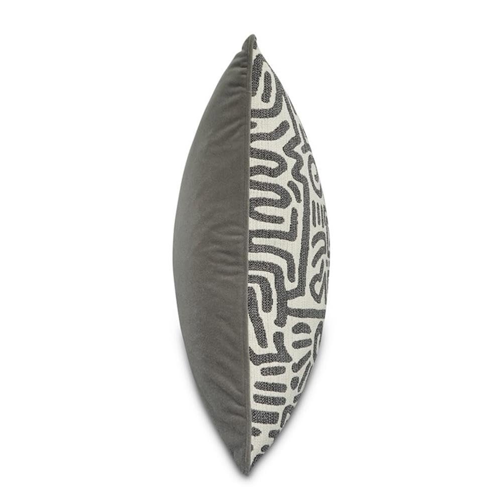 Explorer Halsey 19" Square Pillow, Set of 2 - Slate