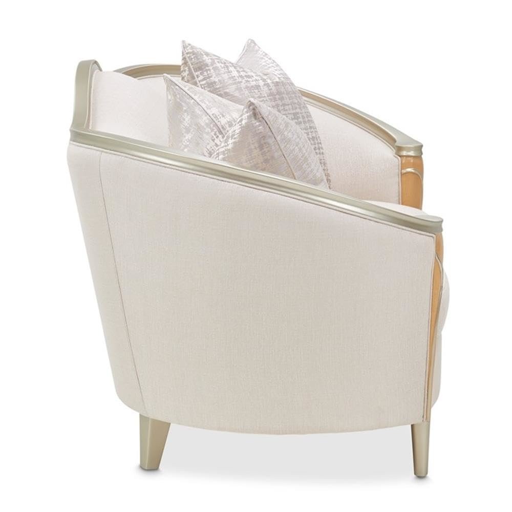Villa Cherie Loveseat - Pearl/Caramel