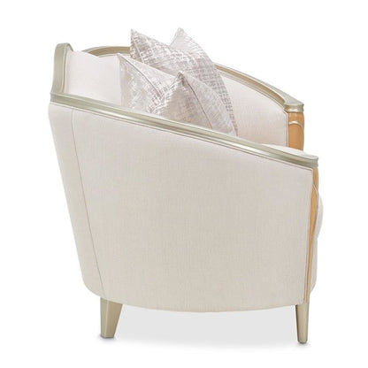 Villa Cherie Loveseat - Pearl/Caramel