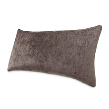 The Smith 13"x24" Oblong Chenille Pillow, Set of 2 - Graphite