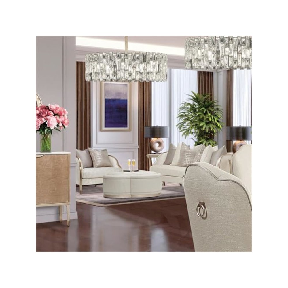 Malibu Crest Chair and Half - Cloud White/Chardonnay