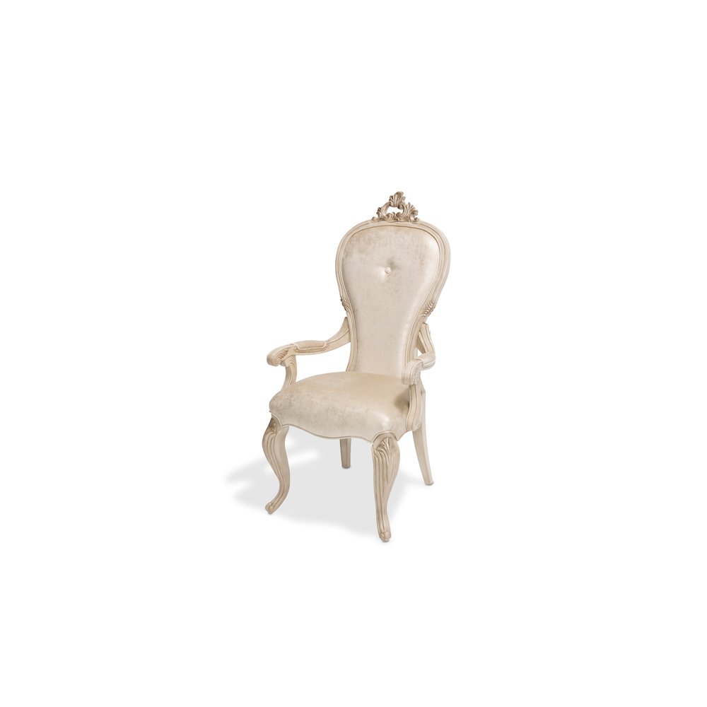 Platine de Royale Dining Arm Chair - Champagne Set of 2