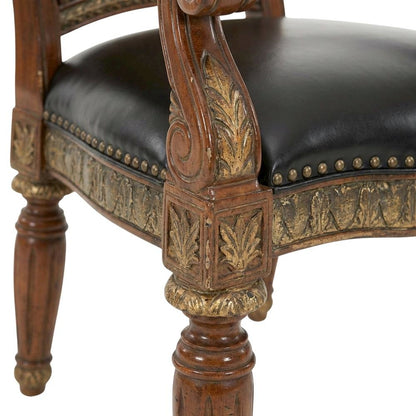 Villa Valencia Dining Arm Chair - Classic Chestnut Set of 2