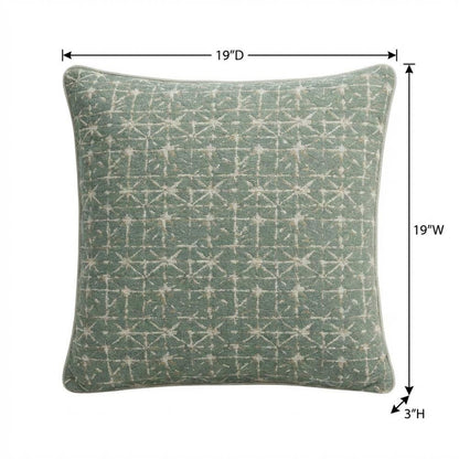 Renue Foster 20" Square Pillow, Set of 2 - Fennel Green